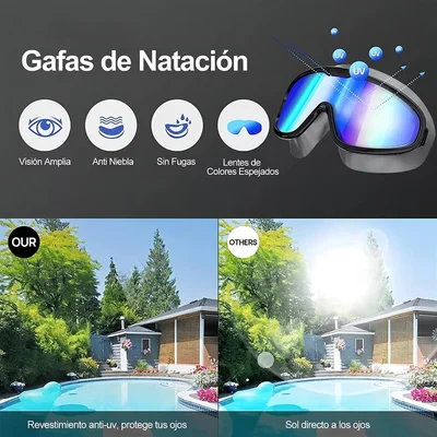 No Leaking Anti-Fog Swimming Goggles For Adults And Children