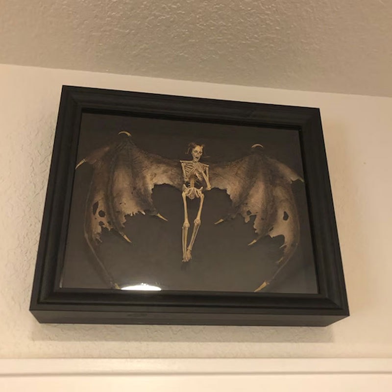 🔥50% Sale🔥Halloween Decoration Bat Winged Demon Skeleton😈👻