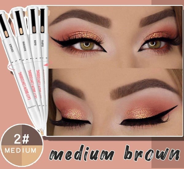 🔥 Hot Sale 50% Off🔥 4-in-1 Brow Contour Highlighter Pen - Master of Dynamic Brow Color 👁️ 🖊️