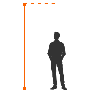 该物品的高度（英尺）为 9.5 英尺。