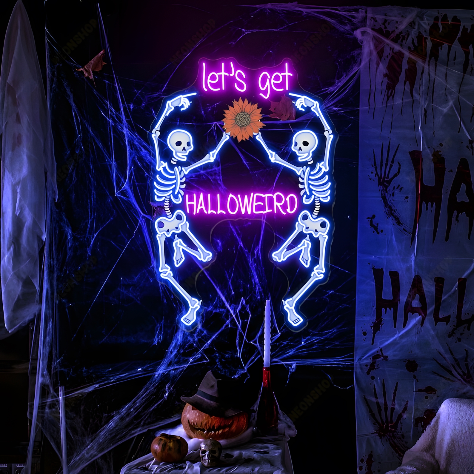 🎁Today's Special Offer🎁Halloween LED Neon Wall Decor