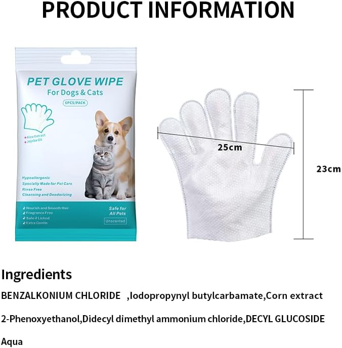 💥Special Promotion💥Pet Glove Wipes for Dogs & Cats