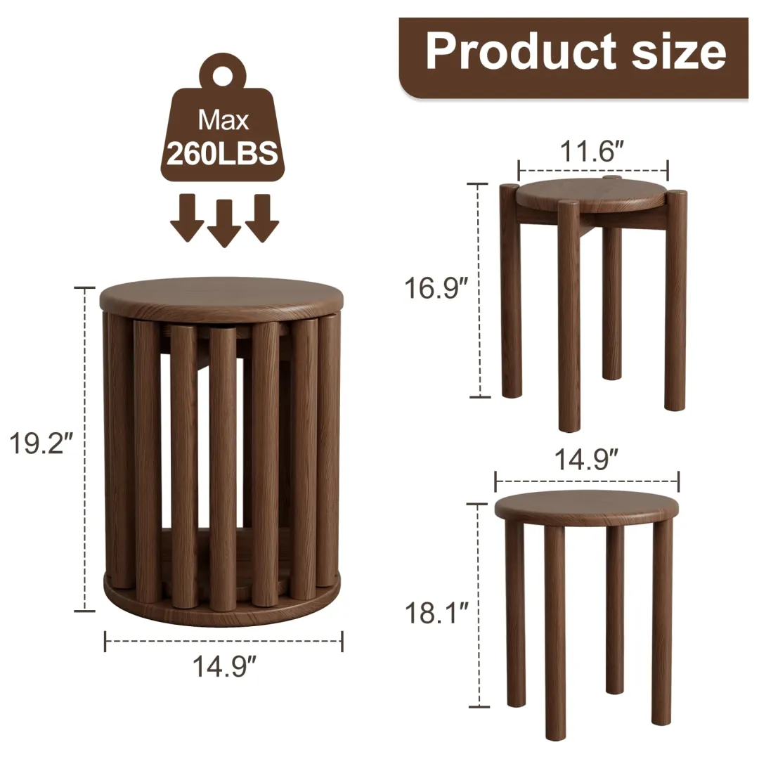 🚨Mother's Day Special🔥Four-in-one Designed Round Stool
