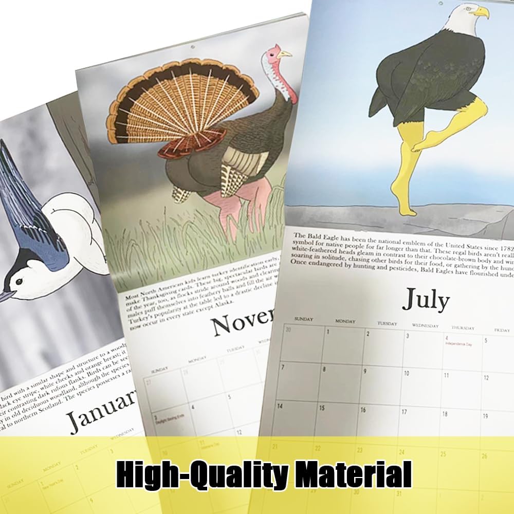 2025 Extremely Accurate Bird Calendar🐦