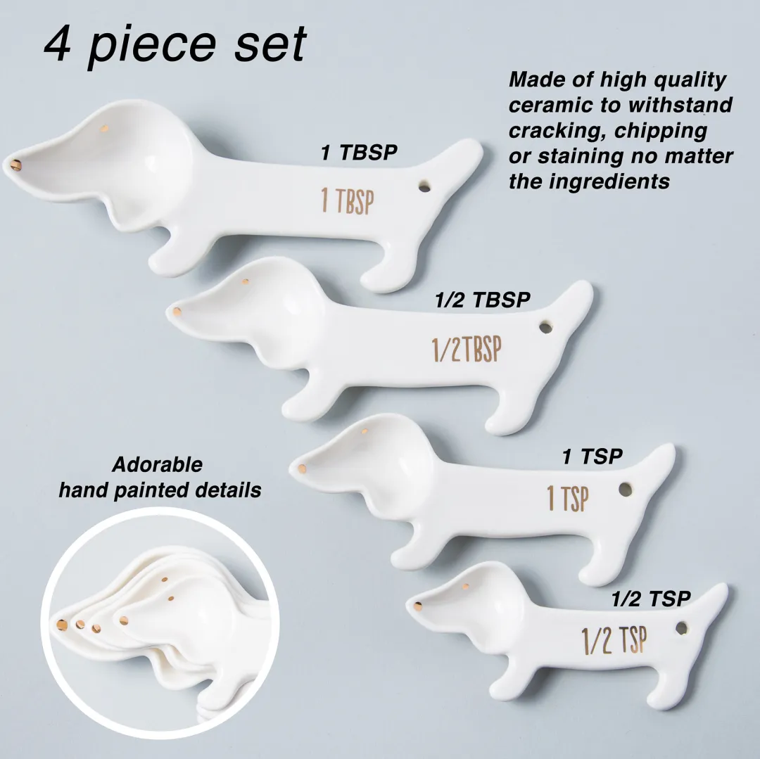 🐶Dachshund Measuring Spoons Set ( 4 pcs )