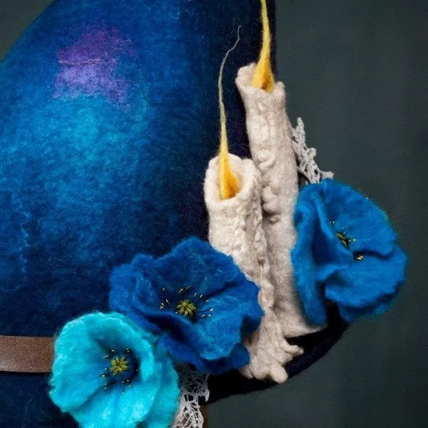🎃Halloween Party Felt Witch Hats