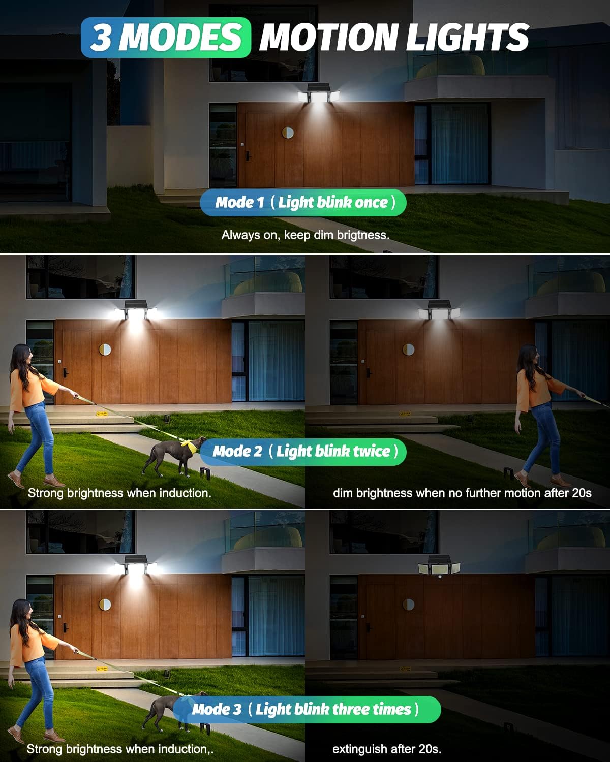 🎁Today's Special Offer🎁Adjustable Motion Sensor Solar Lumina Lights