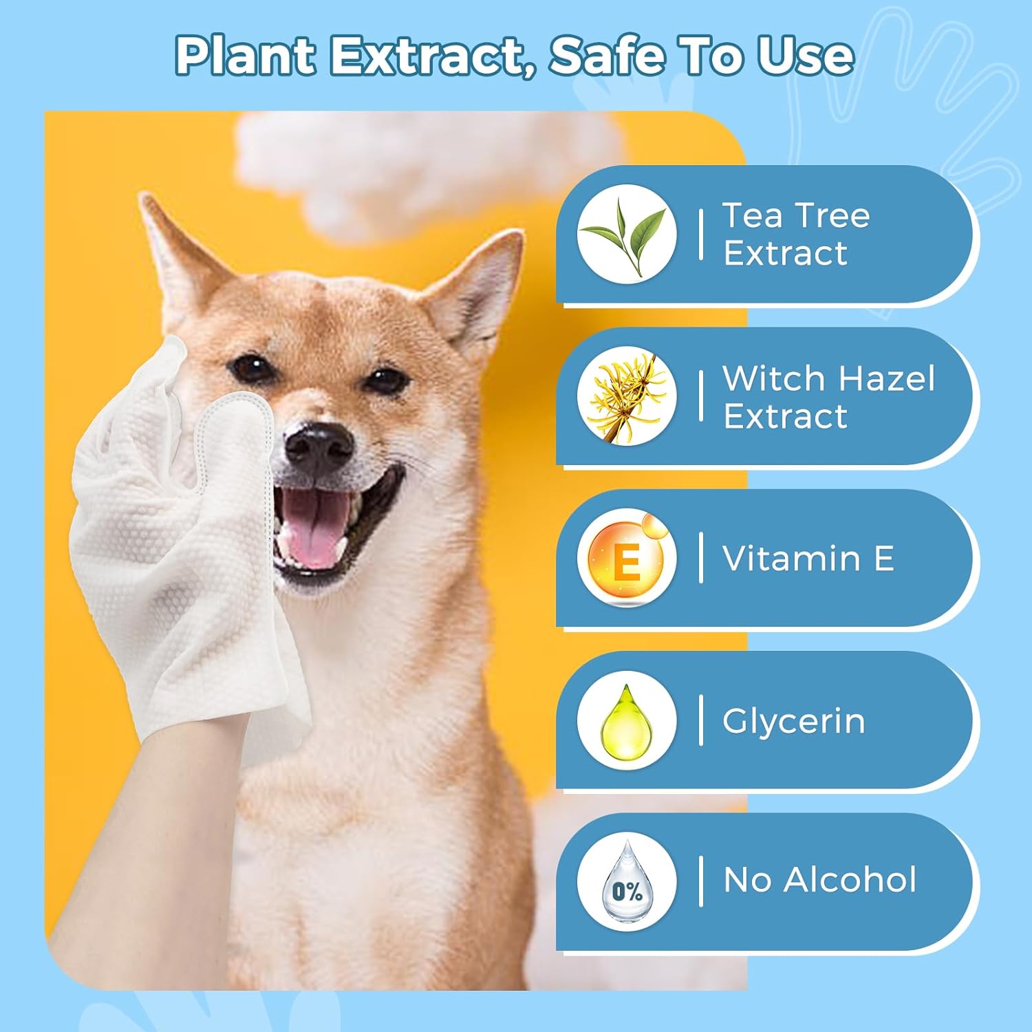 💥Special Promotion💥Pet Glove Wipes for Dogs & Cats