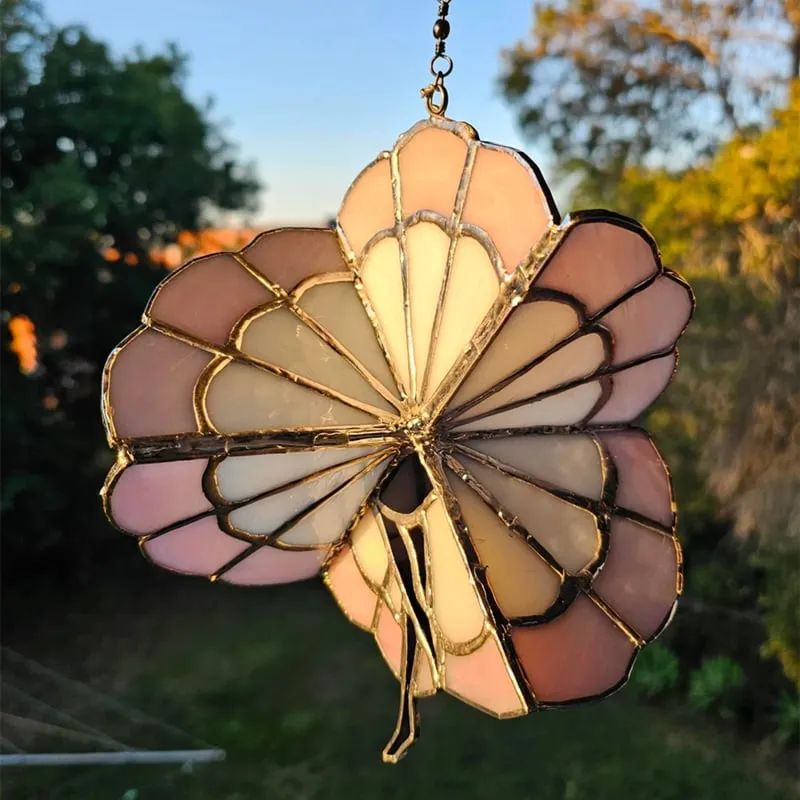💞Handmade Dancing Lady Stained Spinner