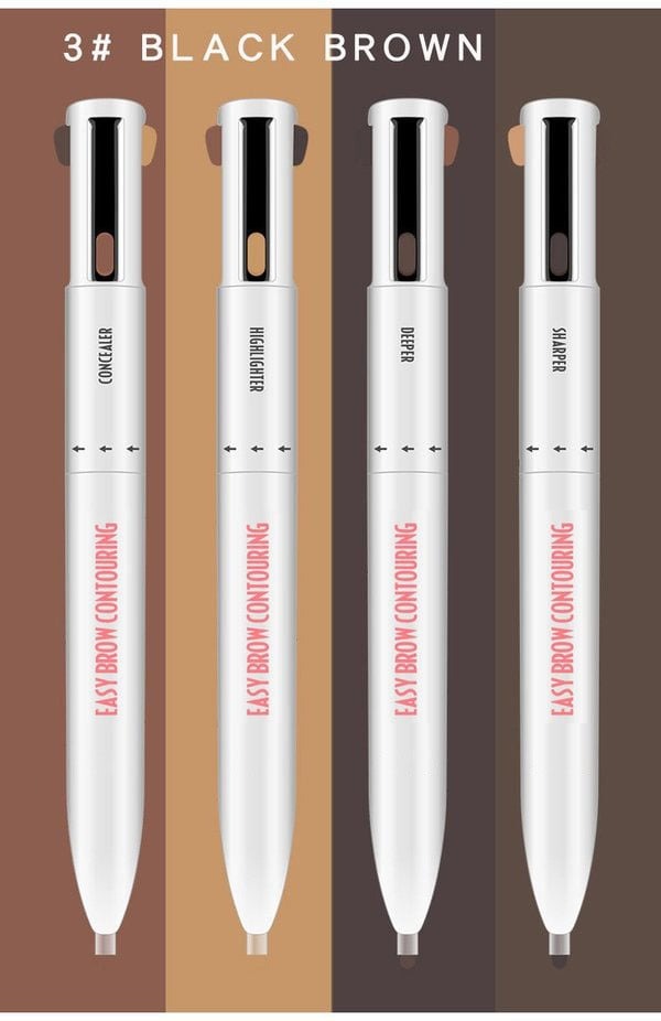 🔥 Hot Sale 50% Off🔥 4-in-1 Brow Contour Highlighter Pen - Master of Dynamic Brow Color 👁️ 🖊️