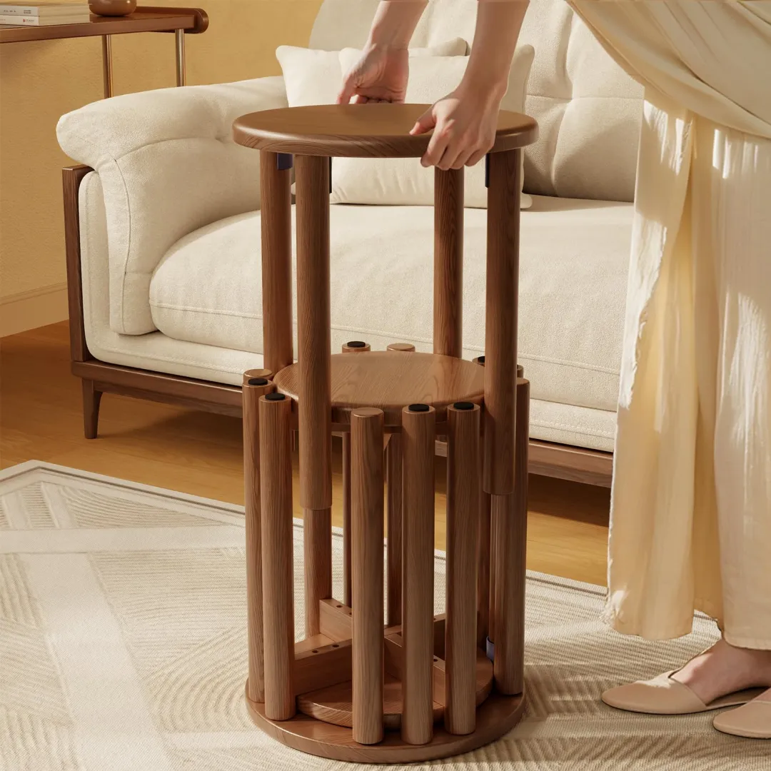 ⏰Only Today — $19.99!💥Four-in-one Designed Round Stool