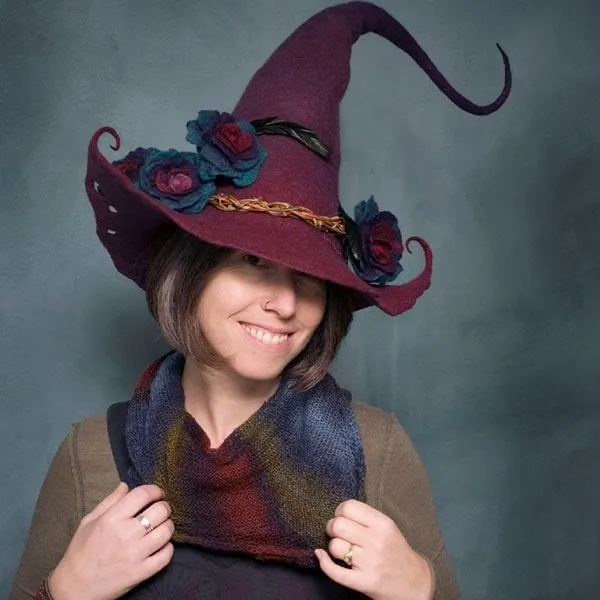 🎃Halloween Party Felt Witch Hats