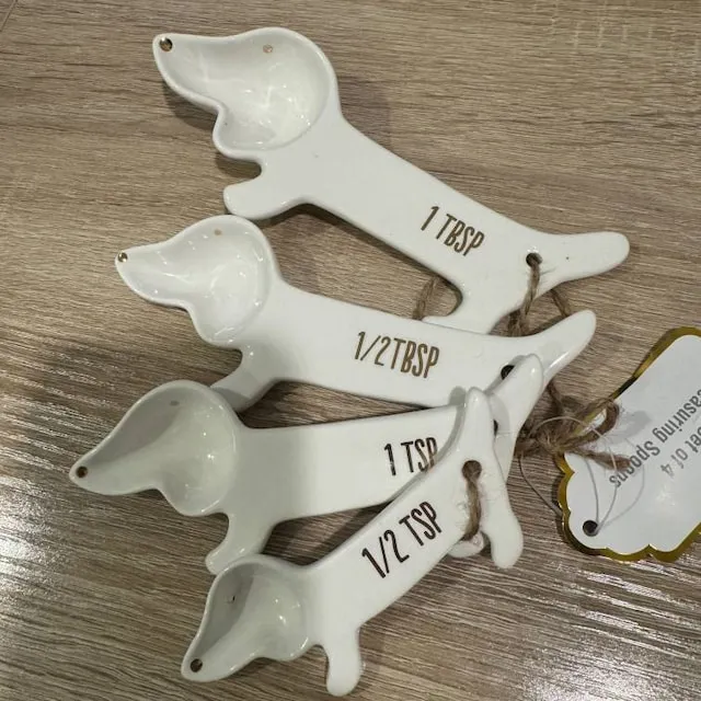 🐶Dachshund Measuring Spoons Set ( 4 pcs )