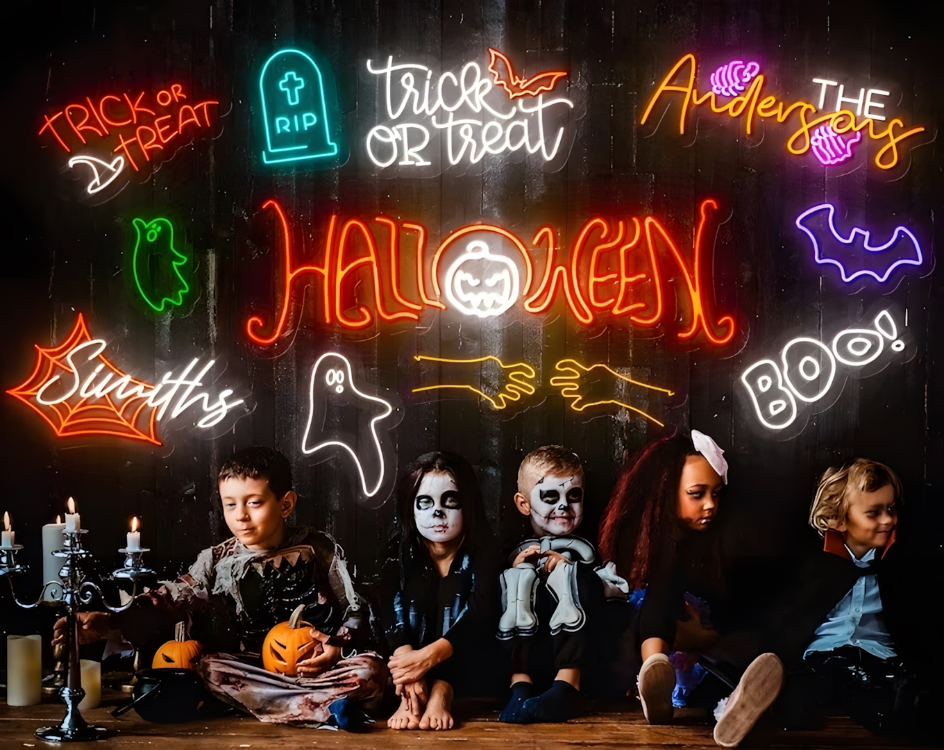 🎁Today's Special Offer🎁Halloween LED Neon Wall Decor