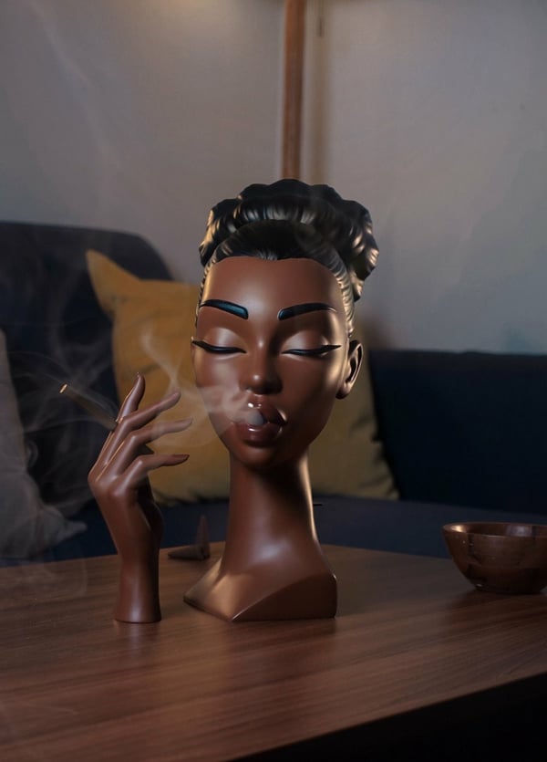 🔥Buy 2 Free Shipping🔥Head Incense Burner Black Woman