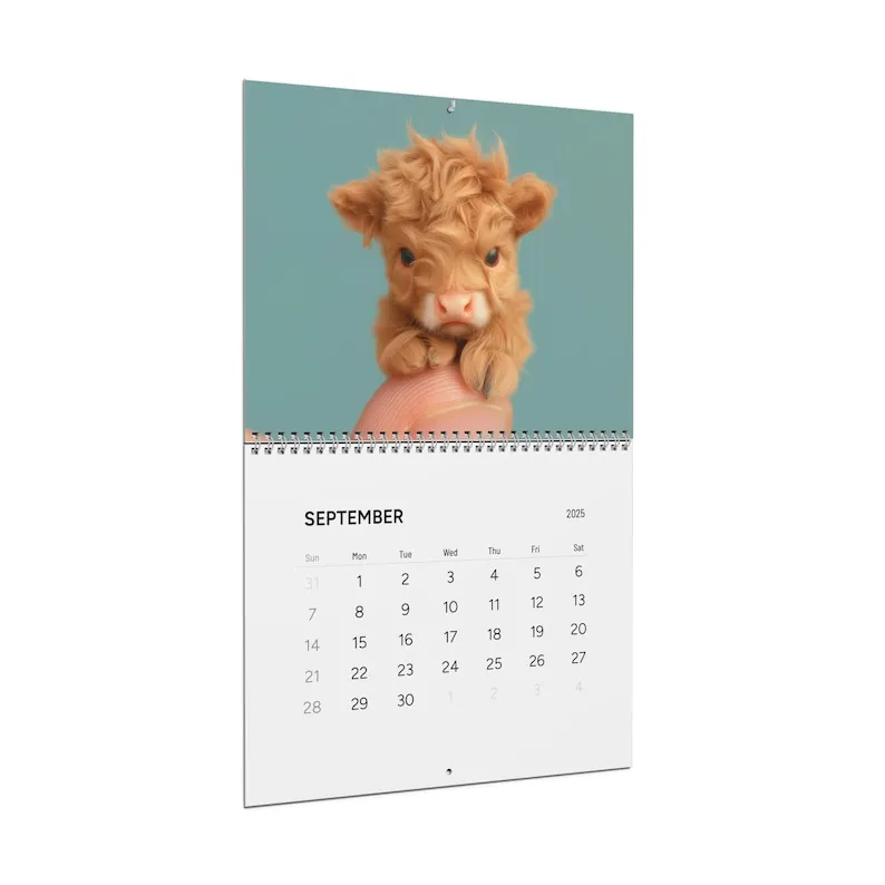 Tiny Animals Calendar 2025