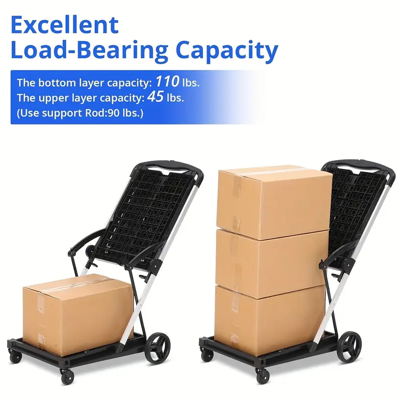 💥Clearance Sale💥High-Capacity Folding Shopping Cart