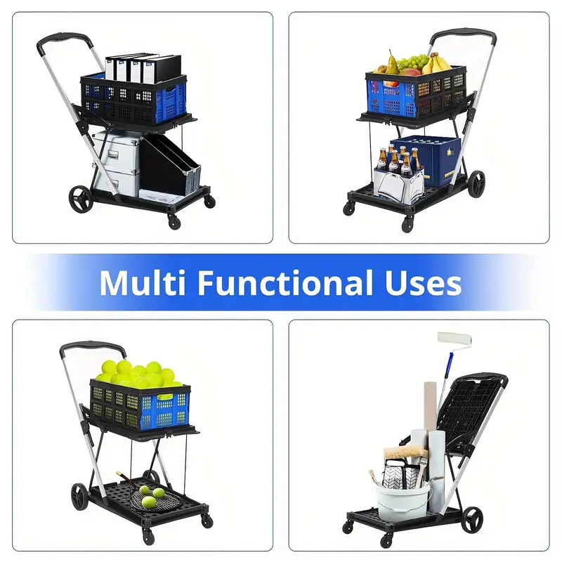 💥Clearance Sale💥High-Capacity Folding Shopping Cart