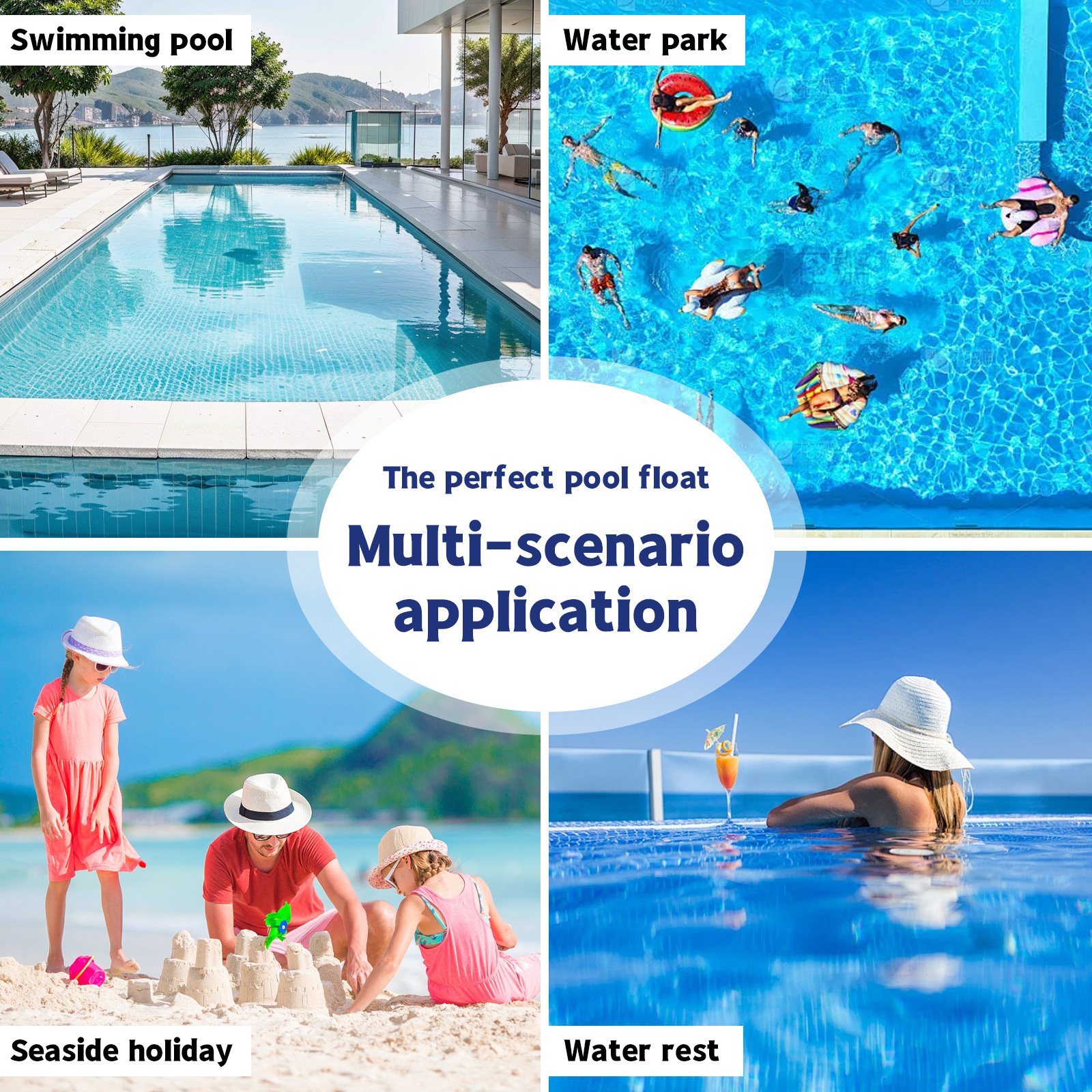 ⏰Special Price $19.99 Only Today ＆ Free air pump!💥SLOOSH Inflatable Pool Floats Adult