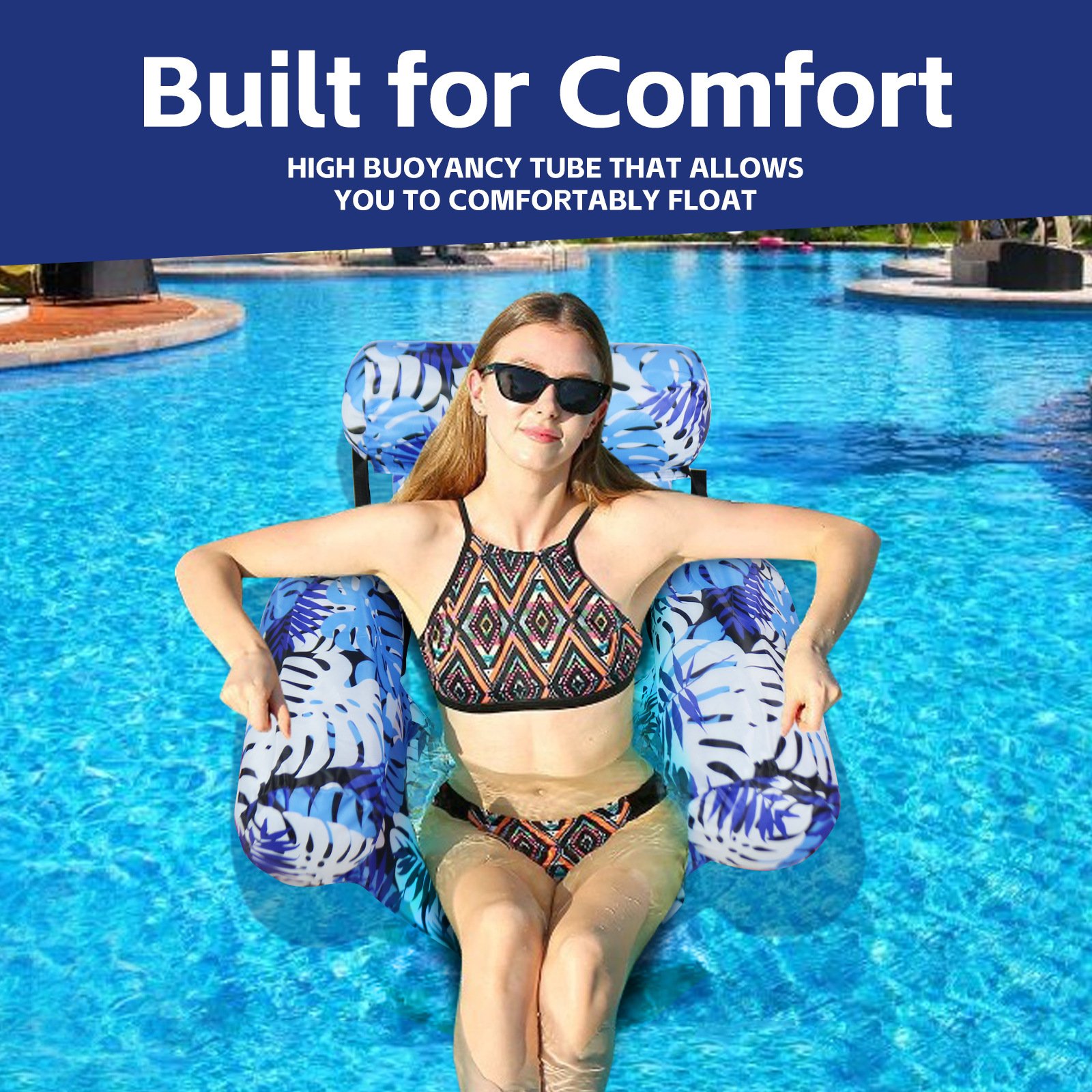 ⏰Special Price $19.99 Only Today ＆ Free air pump!💥SLOOSH Inflatable Pool Floats Adult