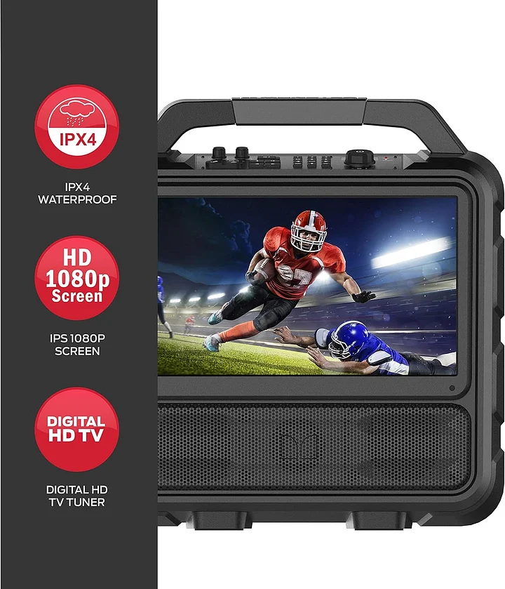 ⏰Today's Special💥Monster Vmay 1080P Outdoor TV 60W Bluetooth Speaker Combo