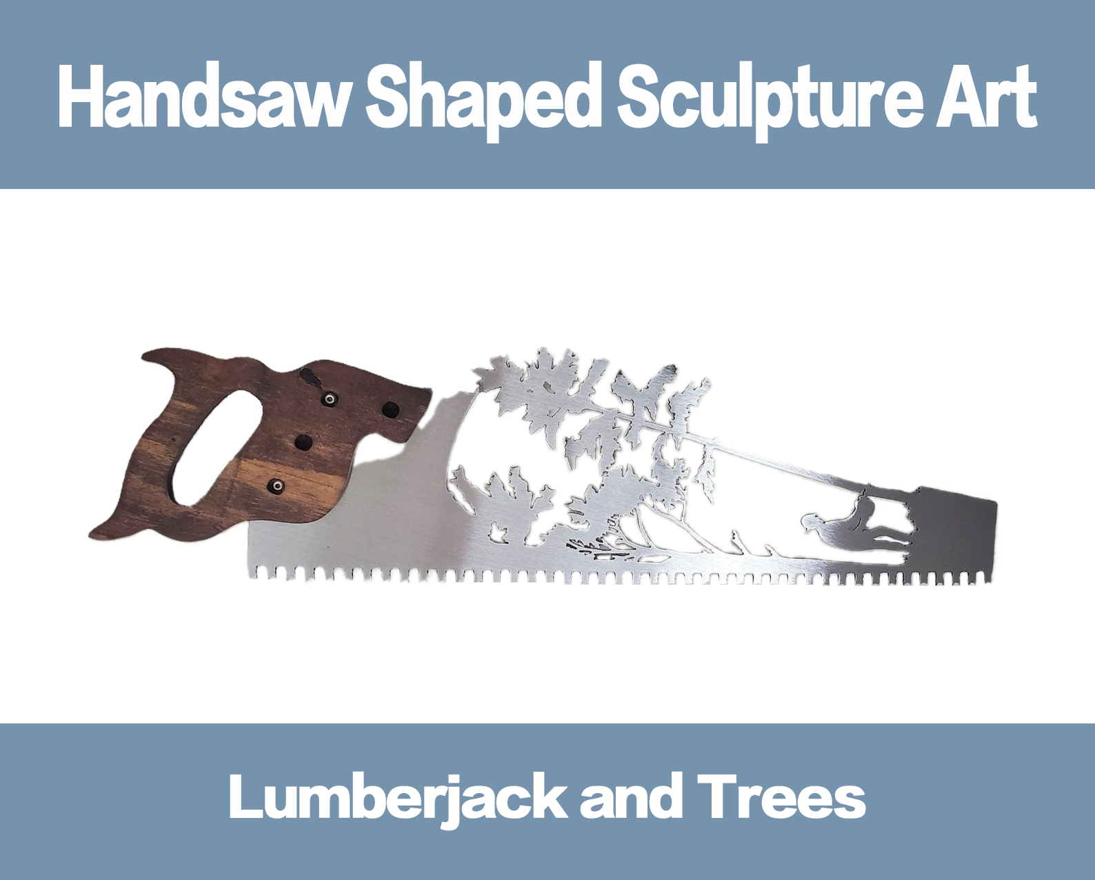 Father‘s Day Hot Sale Handsaw Shaped Sculpture Art