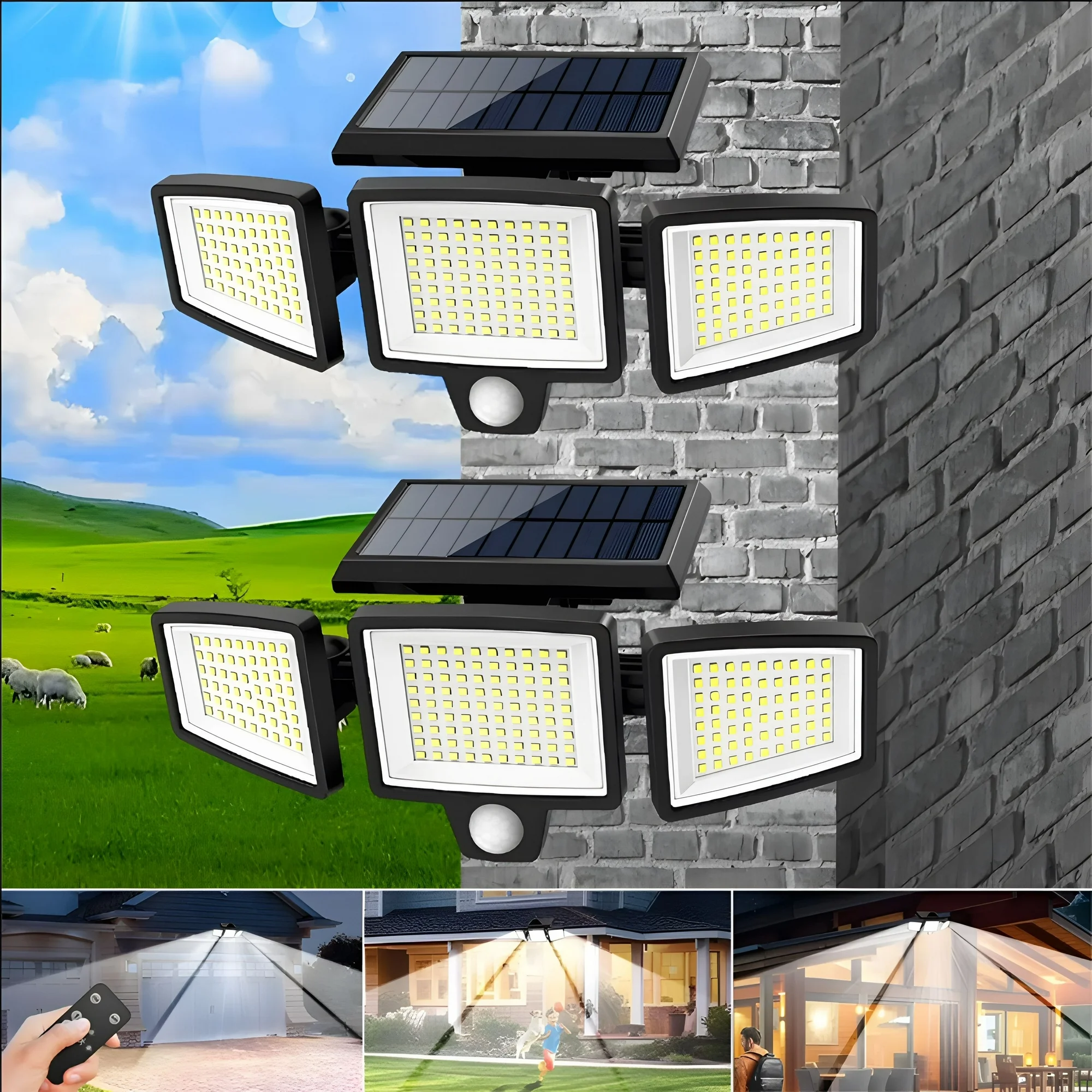 🎁Today's Special Offer🎁Adjustable Motion Sensor Solar Lumina Lights