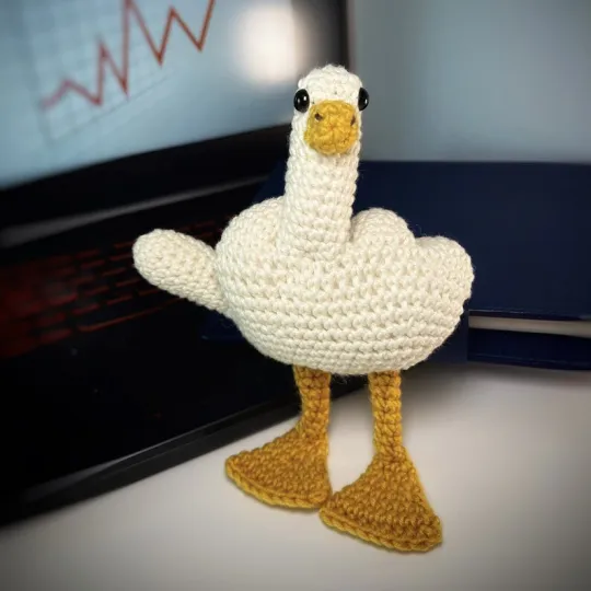 The Duck-You Crochet Goose