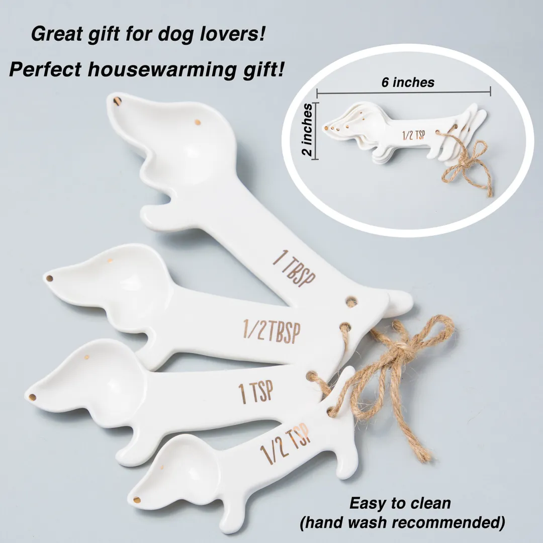 🐶Dachshund Measuring Spoons Set ( 4 pcs )