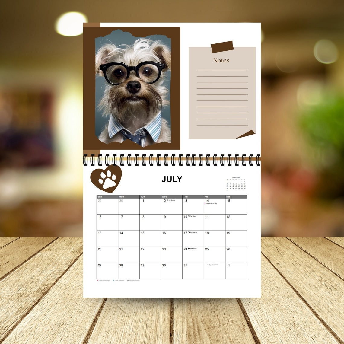 2025 Dog Calendar