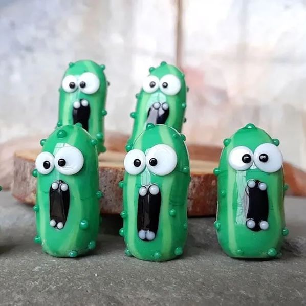 🥒Screaming Pickle in a Glass Jar