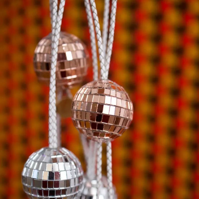 Disco Cowgirl Discoball Bolo Tie