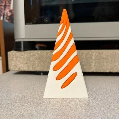 Impossible Pyramid Passthrough Sculpture