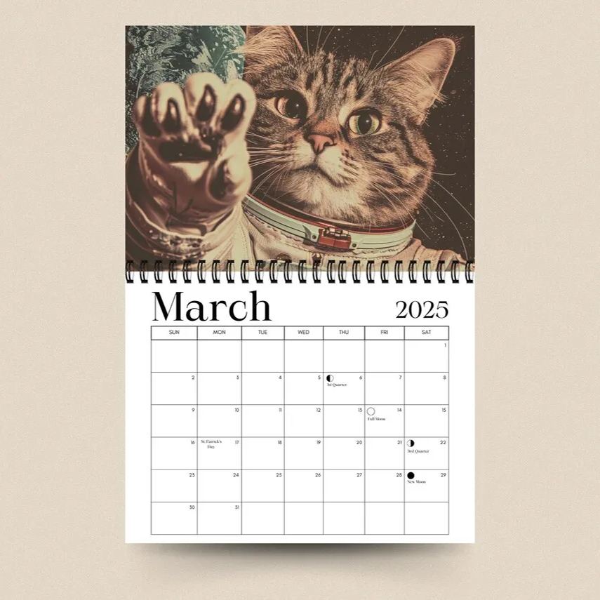 2025 Cute Animal Calendar