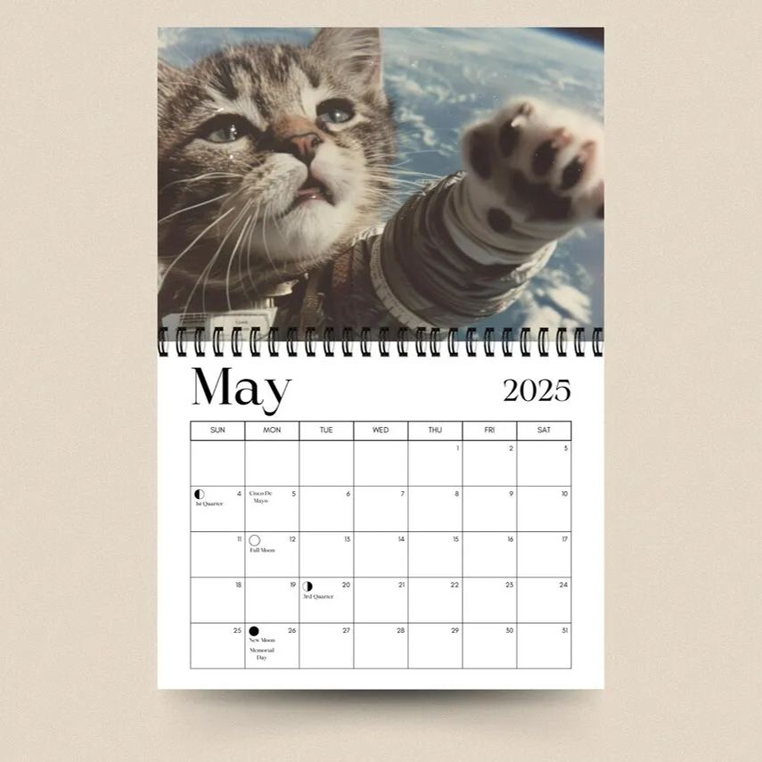 2025 Cute Animal Calendar