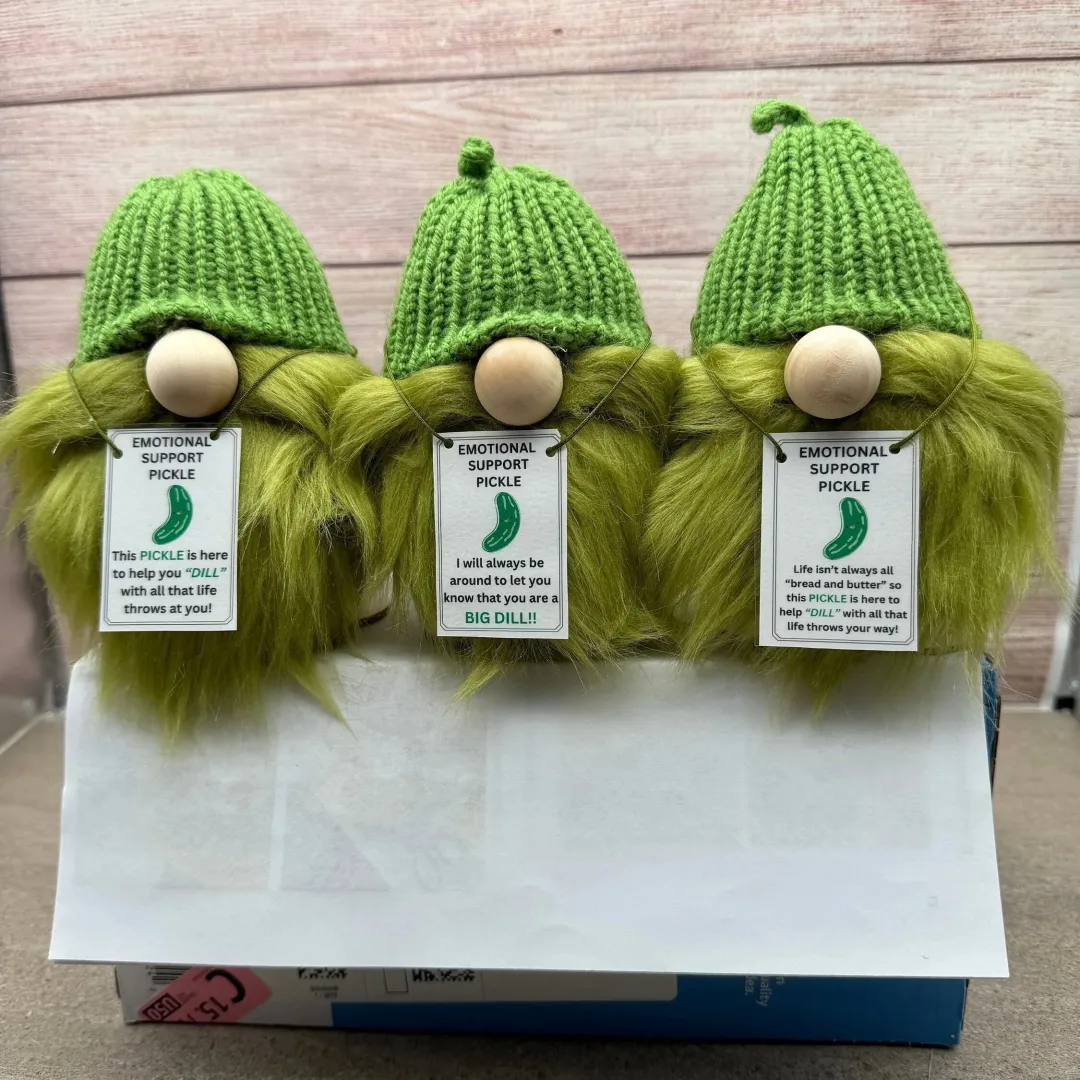Emotional Support Pickle Gnome