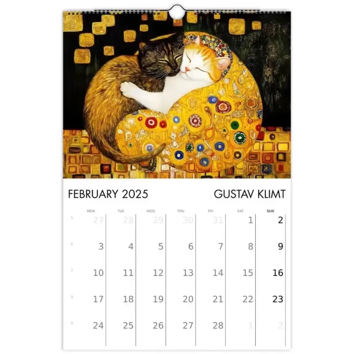 🎨2025 Cats in Art Wall Calendar