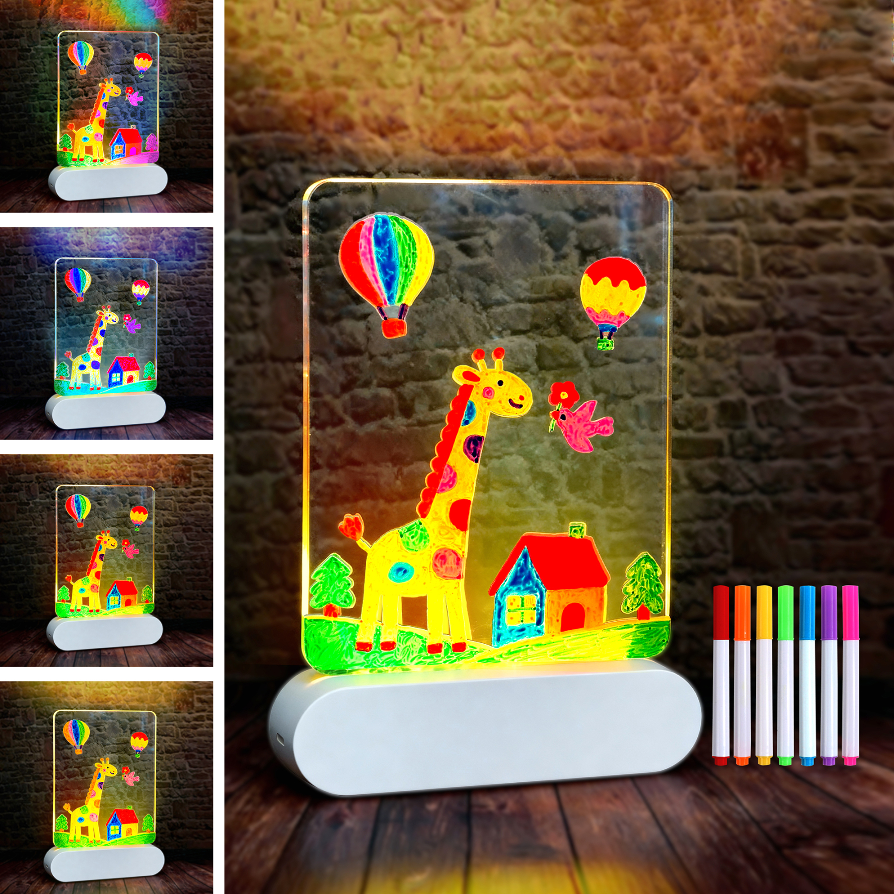 kids' painting lamp
