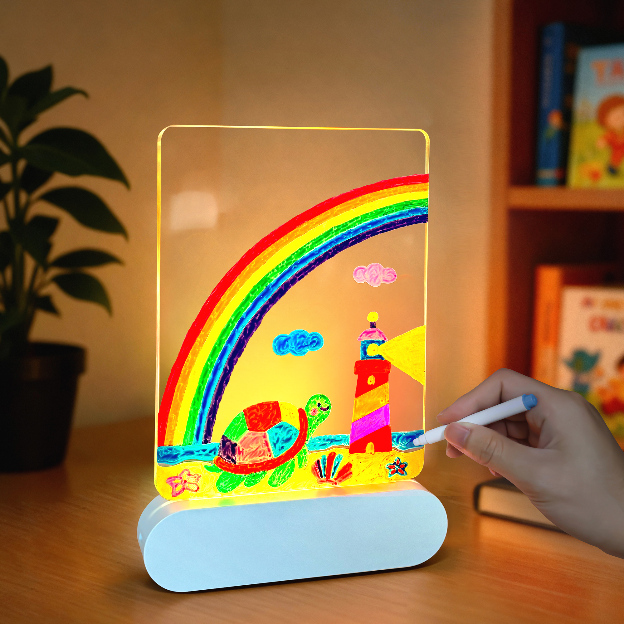 kids' painting lamp
