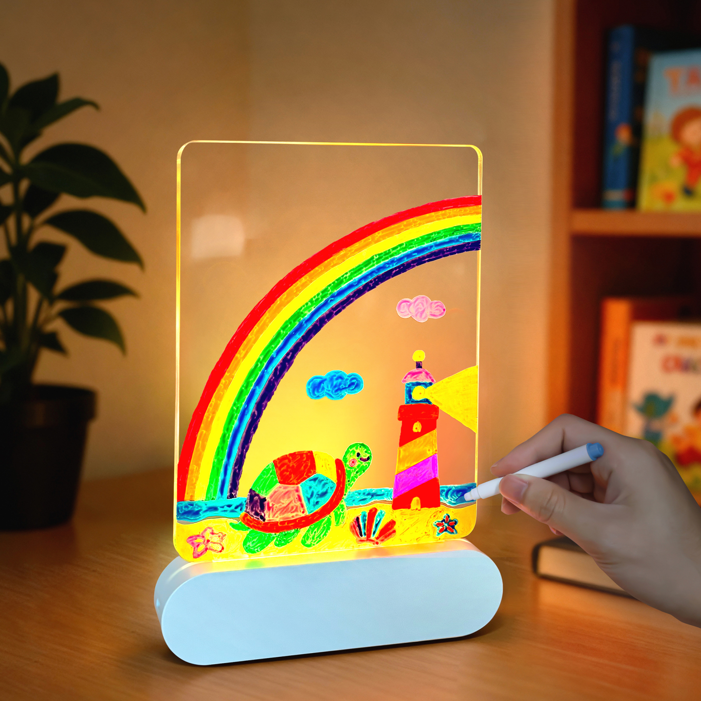 kids' painting lamp