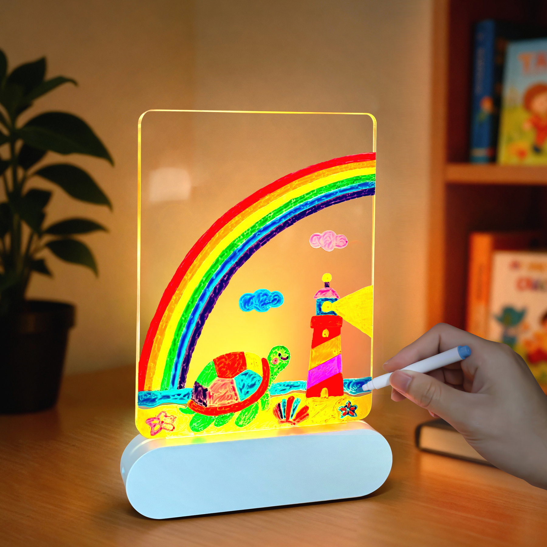 kids' painting lamp