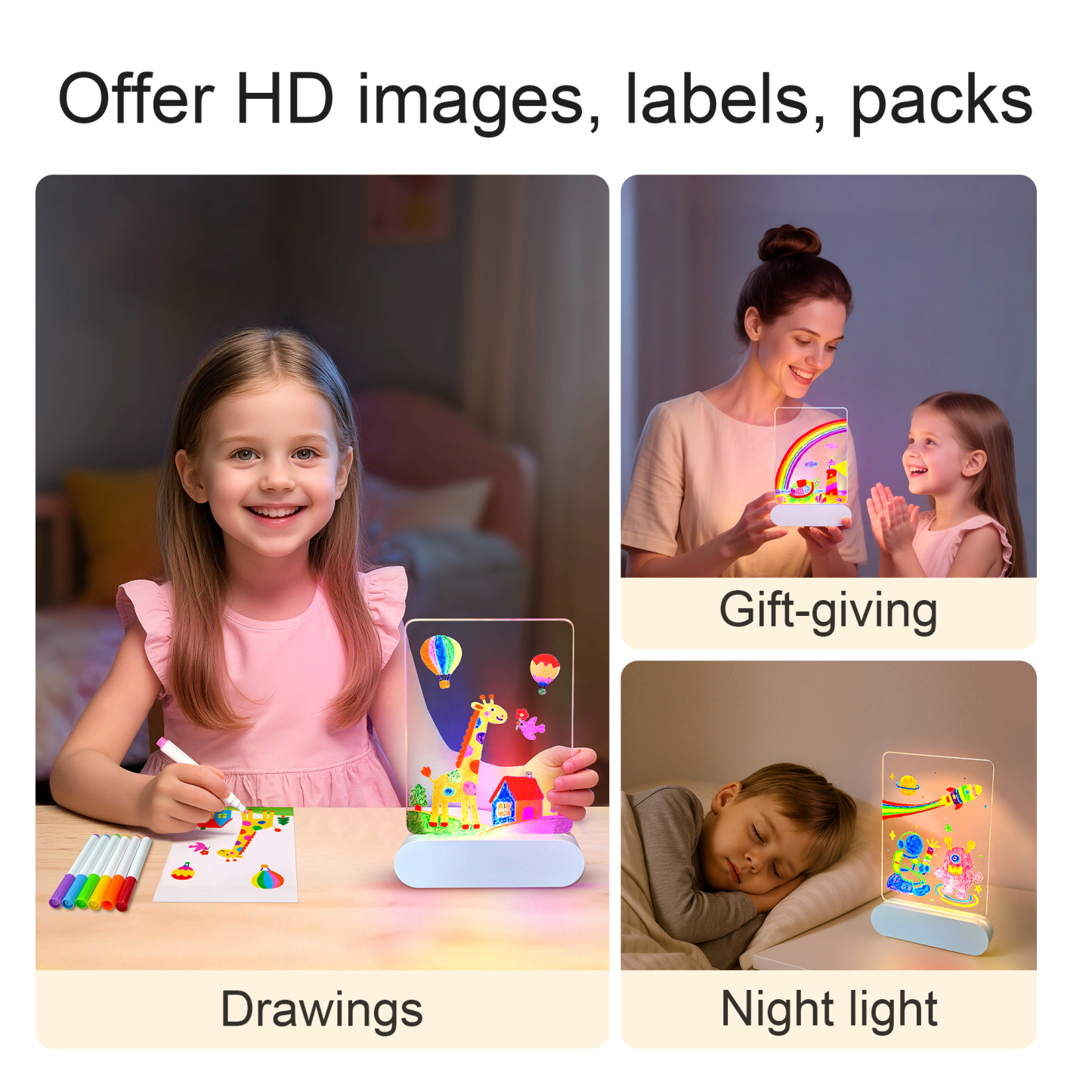 kids' painting lamp