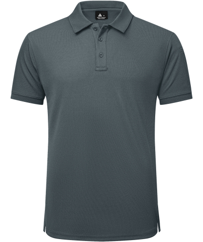 Men's Solid Color Button Up Polo Shirt