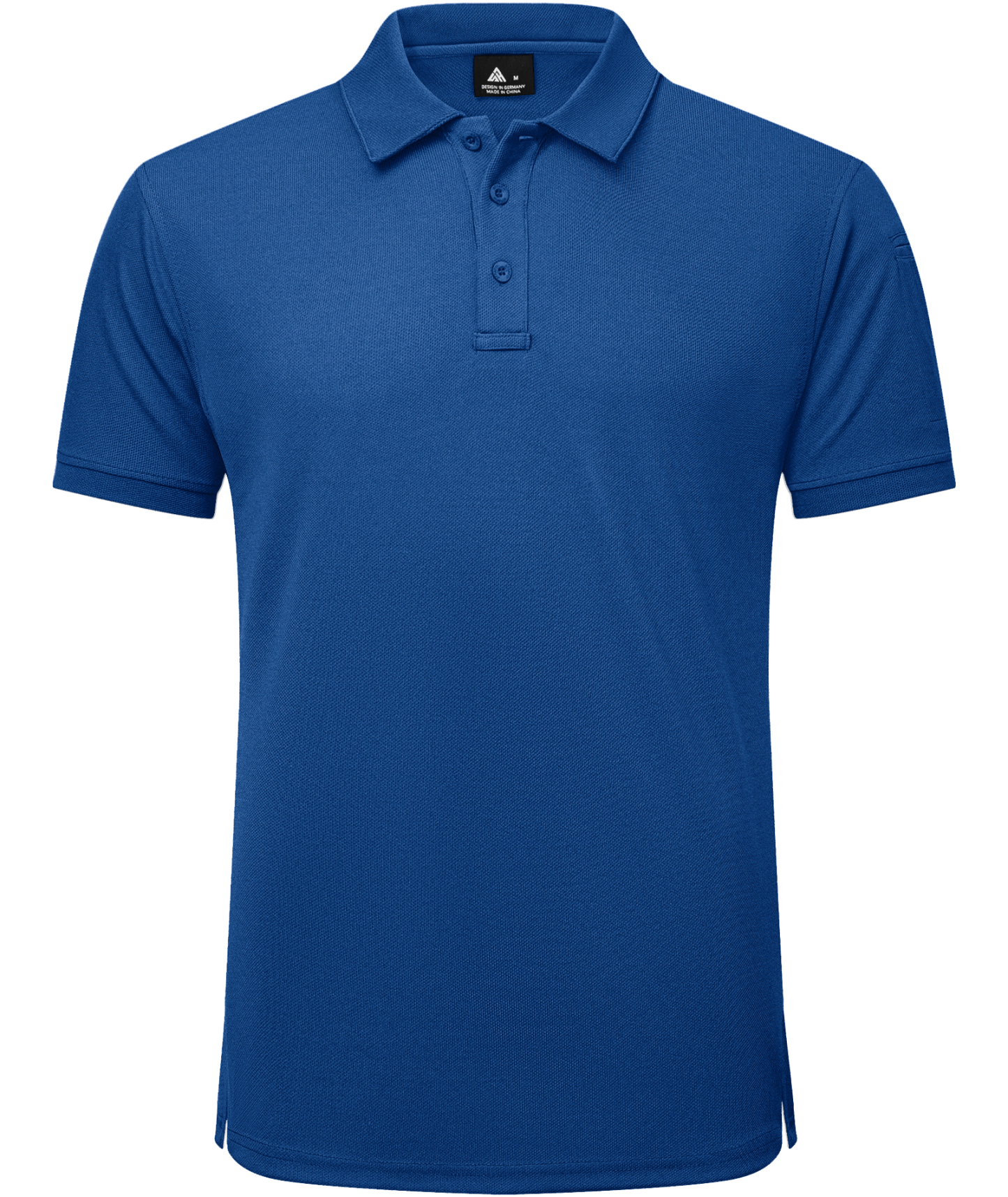 Men's Solid Color Button Up Polo Shirt