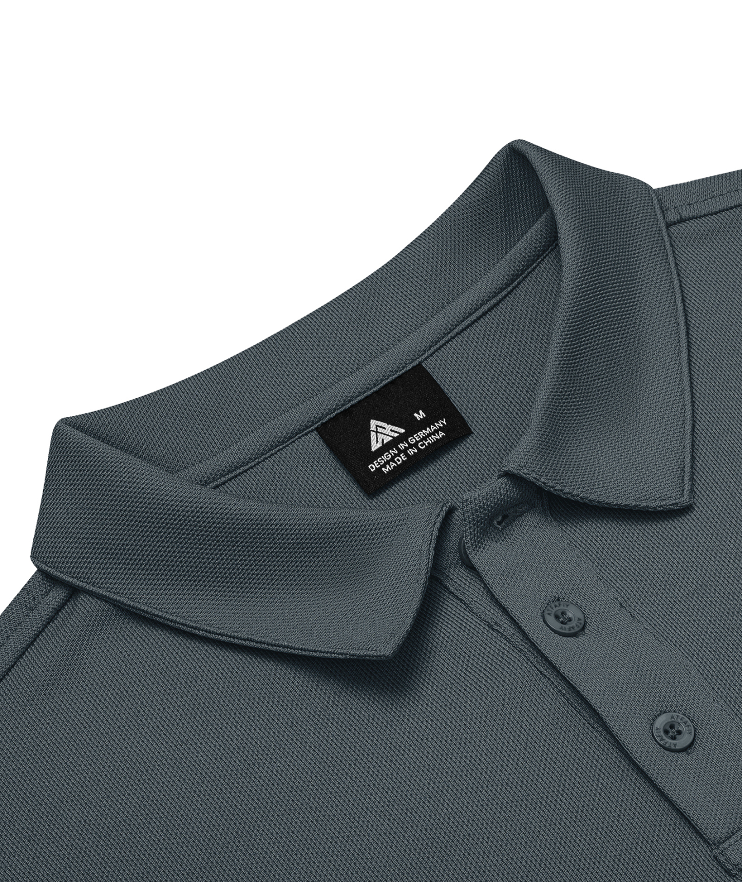 Men's Solid Color Button Up Polo Shirt