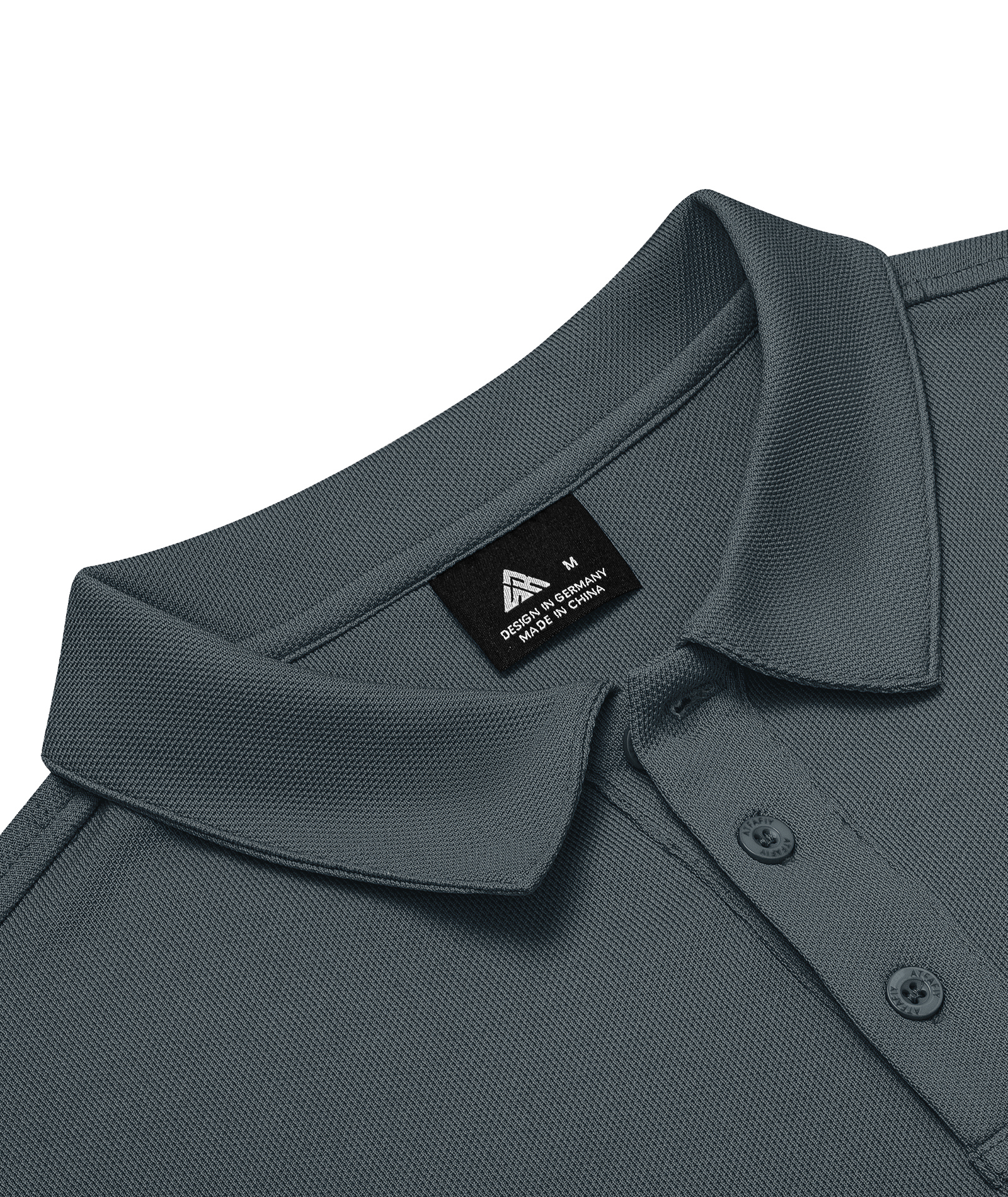 Men's Solid Color Button Up Polo Shirt