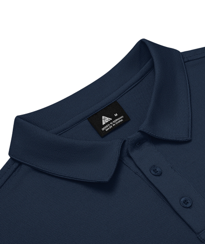 Men's Solid Color Button Up Polo Shirt