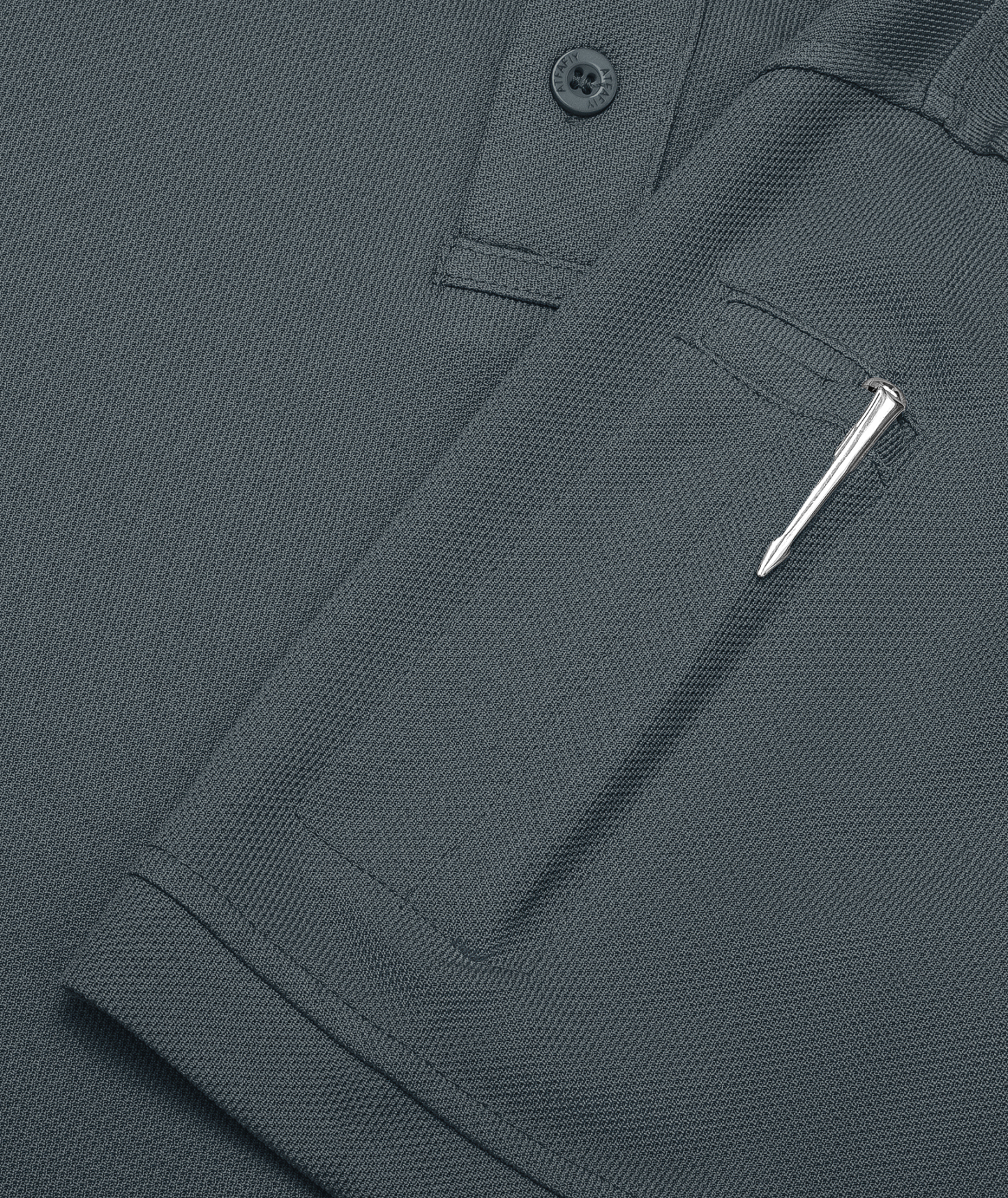 Men's Solid Color Button Up Polo Shirt