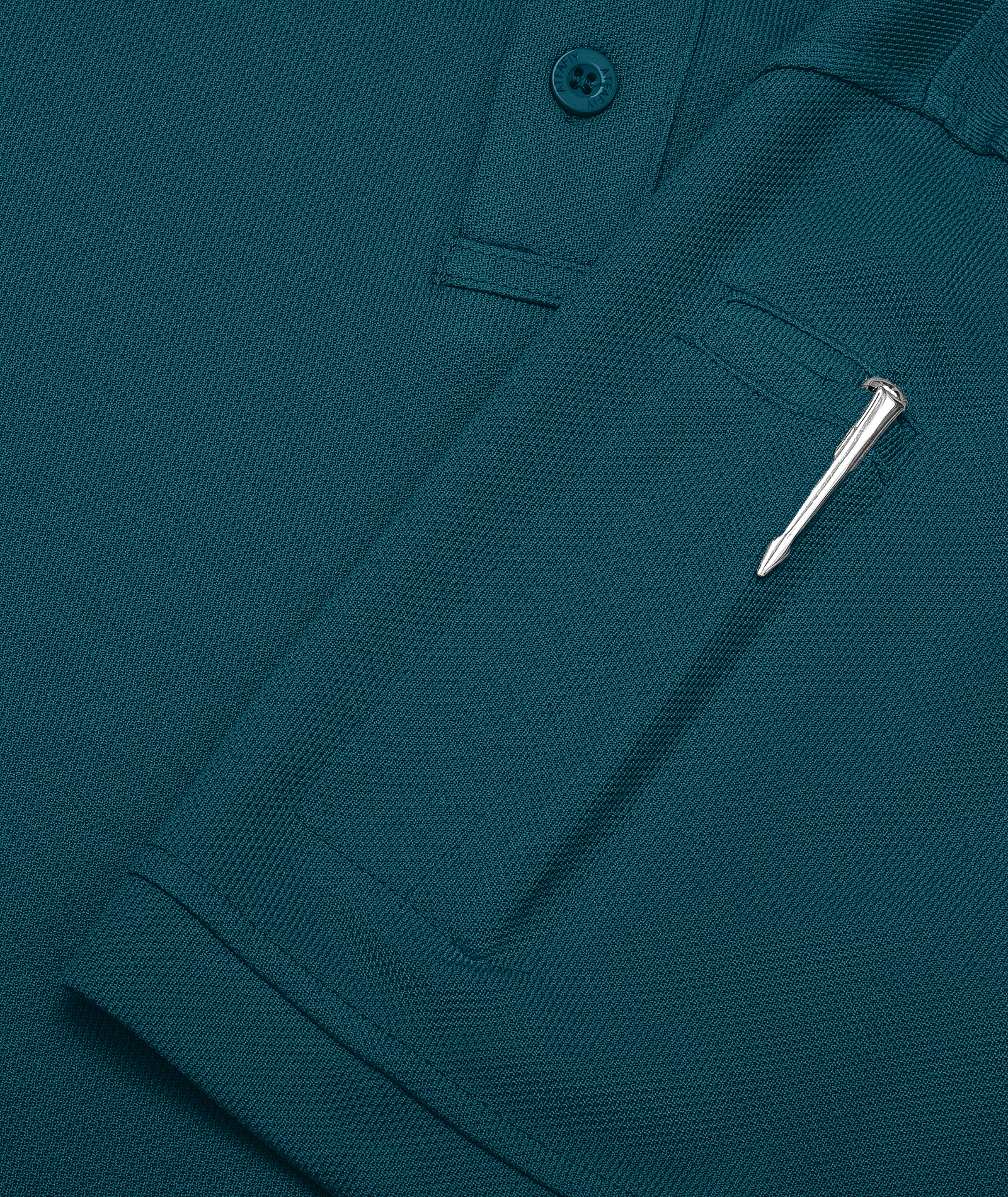 Men's Solid Color Button Up Polo Shirt