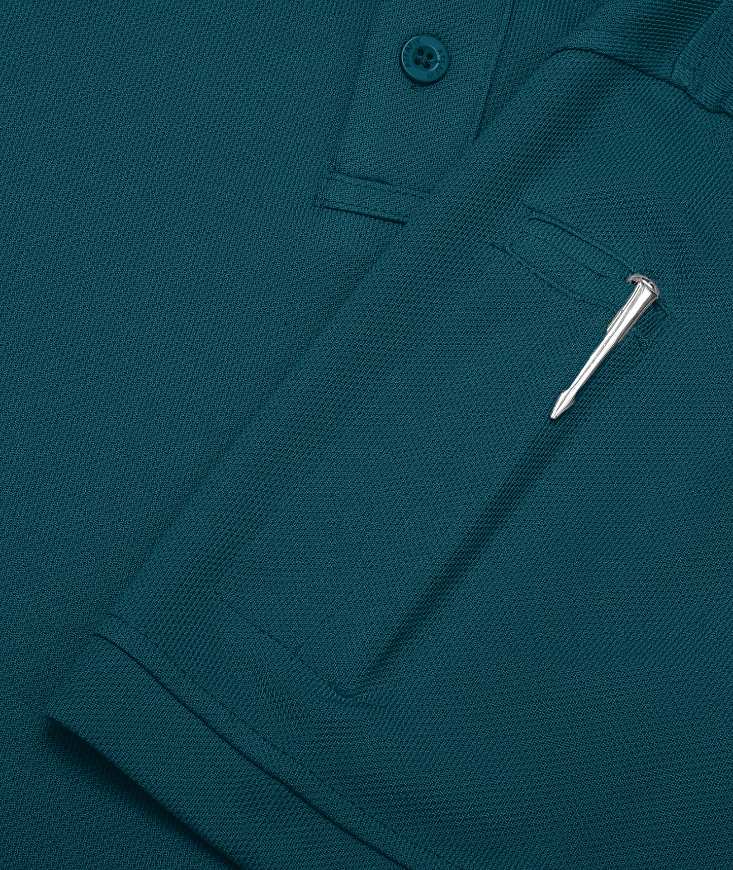 Men's Solid Color Button Up Polo Shirt